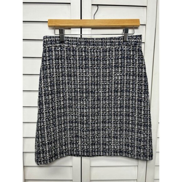 Ann Taylor Tweed A-Line Skirt Women's Size 4 Career Business Preppy NWT - Picture 1 of 8